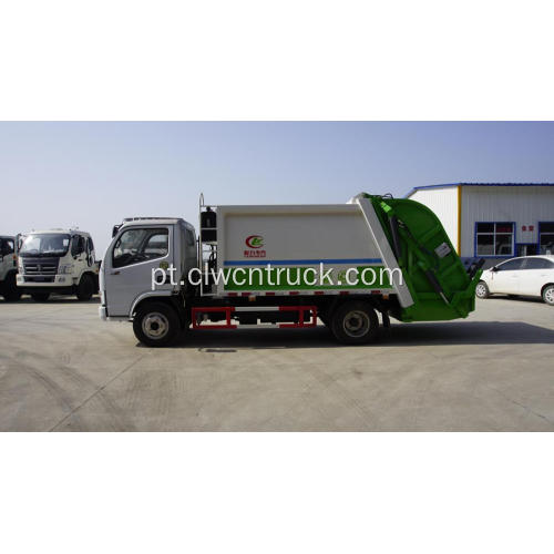 Brand new Dongfeng 115HP 5cbm caminhão compactador de lixo